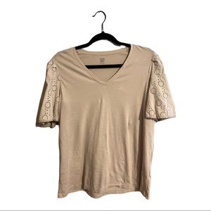 Eyelet Sleeve Good Hart by Matilda Jane